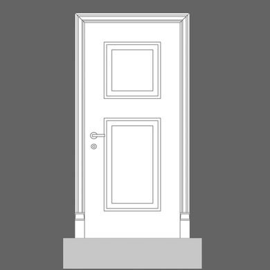ИЗОБРАЖЕНИЕ Дверная панель D507 | КУПИТЬ В ИНТЕРНЕТ-МАГАЗИНЕ ARCPALACE
