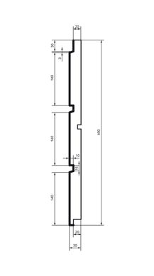 ИЗОБРАЖЕНИЕ Облицовочная фасадная панель HC101-30 | КУПИТЬ В ИНТЕРНЕТ-МАГАЗИНЕ ARCPALACE