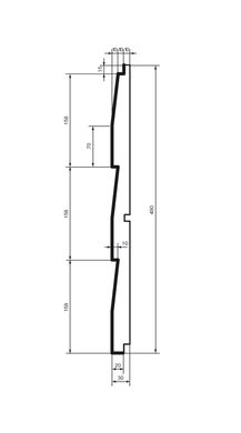 ИЗОБРАЖЕНИЕ Облицовочная фасадная панель HC102-30 | КУПИТЬ В ИНТЕРНЕТ-МАГАЗИНЕ ARCPALACE
