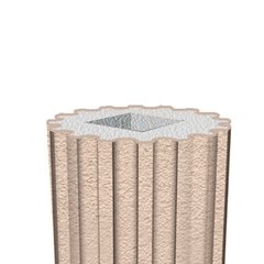 ИЗОБРАЖЕНИЕ Фасадная Полуколонна (тело) с каннелюрами LC103-21 | КУПИТЬ В ИНТЕРНЕТ-МАГАЗИНЕ ARCPALACE