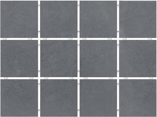 ИЗОБРАЖЕНИЕ Амальфи серый темный, полотно 30х40 из 12 частей 9,9х9,9 | КУПИТЬ В ИНТЕРНЕТ-МАГАЗИНЕ ARCPALACE