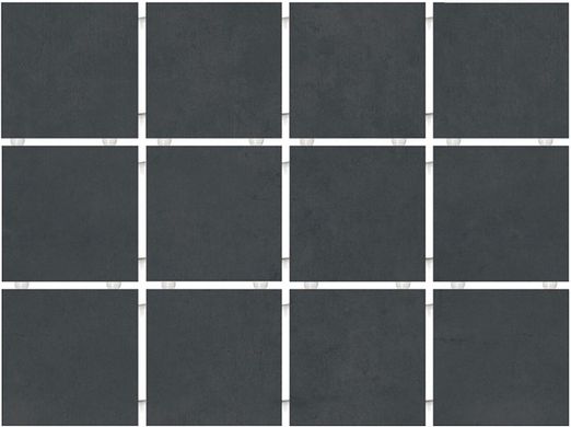 ИЗОБРАЖЕНИЕ Амальфи черный, полотно 30х40 из 12 частей 9,9х9,9 | КУПИТЬ В ИНТЕРНЕТ-МАГАЗИНЕ ARCPALACE