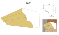 ИЗОБРАЖЕНИЕ Фасадный молдинг цокольный KC-9 | КУПИТЬ В ИНТЕРНЕТ-МАГАЗИНЕ ARCPALACE