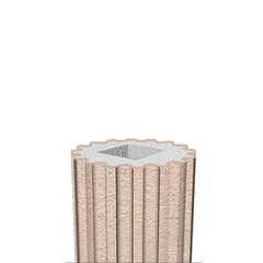 ИЗОБРАЖЕНИЕ Фасадная Полуколонна (тело) с каннелюрами LC101-21 | КУПИТЬ В ИНТЕРНЕТ-МАГАЗИНЕ ARCPALACE